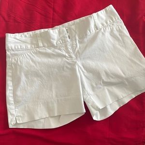 White shorts size 4